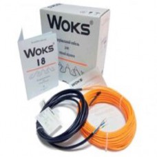 Теплые полы нагревательный кабель Woks-18 для укладки в стяжку и в плиточный клей (Украина)