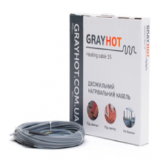Теплые полы нагревательный кабель GrayHot для укладки в стяжку и в плиточный клей (Украина)
