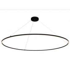Світильник круглий підвісний 1000 мм (1010) 3500К 220V 38Вт чорний, з виносним блоком