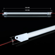 Світлодіодна лінійка LB-100-15-6-220 15Вт 144 led 6000К 1000mm AC 220 IP20 матова