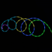Гнучкий неон 5 вольт, 6x16 мм, 5 метрів, RGB FULL COLOR, комплект