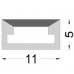 Гнучкий світлодіодний неон (5 х 11 мм), 12 вольт