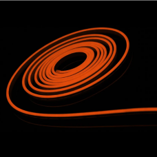 Гибкий ЛЕД неон TOKiO "Neon orange", (6 х 12 мм), 12 вольт, серия "GT", оранжевый