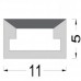 Гибкий неон светодиодный (11 мм х 5 мм), 24 Вольт