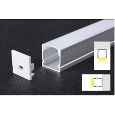 ЛЕД профіль TOKiO-1220S та матовий розсіювач у комплекті (20х20 мм) ЛЕД профіль TOKiO-1220S та матовий розсіювач у комплекті (20х20 мм)