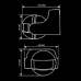 Датчик движения инфракрасный TOKiO IRM-04W max 1200 Вт 180° , настенный белый