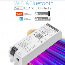 Контролер керування освітленням універсальний 5in1, Wi-Fi, TUYA, 15A, HomeLink, Розумний дім