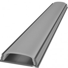 Гибкий профиль  для светодиодной ленты TOKiO-1301 в комплекте матовый рассеиватель (6 х 18 мм)
