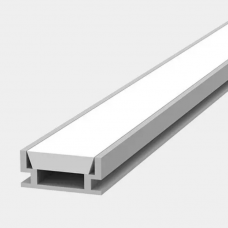 LED профіль підлоговий з розсіювачем 20мм
