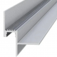 Профіль тіньового шва з LED для стелі, з розсіювачем 14х20 мм