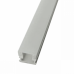 Профиль для светодиодной ленты узкий TOKiO-1205  + матовый рассеиватель  (8  х 8 мм)