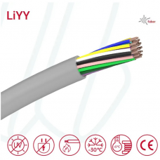 Кабель управління LiYY (2X0.25мм) сірий