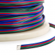 Провід для RGB LED стрічки (4х0.2 мм); AWG24; UL1007 Провід для RGB LED стрічки (4х0.2 мм); AWG24; UL1007