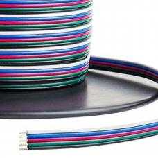Провід для RGB+W світлодіодний стрічки (5x0.2 мм); AWG24; UL1007