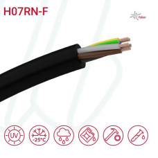 Гумовий кабель H07RN-F (2X1мм) чорний Гумовий кабель H07RN-F (2X1мм) чорний