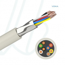 Кабель передачі сигналів J-Y(St)Y...LG 10x2x0,8 Eca сірий RAL 7032
