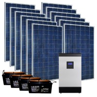 Сонячна електростанція 5 кВт автономна TOKiO-Solar-5000, інвертор 5 кВт, чистий синус 220 вольт